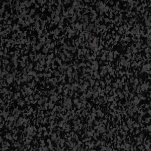 Piso Emborrachado Rubber Preto Cinza - m²